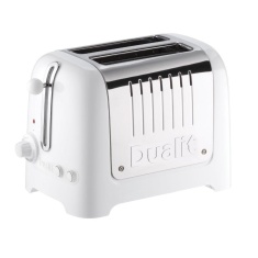 Dualit 26203 Lite 2 Slice Toaster - Gloss White Dualit 26203 Lite 2 Slice Toaster - Gloss White