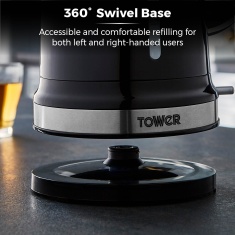 Tower T10049NOR Belle 1.5L Kettle - Noir Tower T10049NOR Belle 1.5L Kettle - Noir
