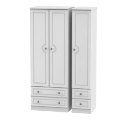 Nocton Tall Triple 2 Drawer + Drawer Wardrobe Nocton Tall Triple 2 Drawer + Drawer Wardrobe