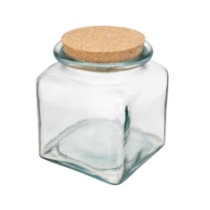 Captivate & Again Recycled Glass Storage Jar 1.1L Captivate & Again Recycled Glass Storage Jar 1.1L