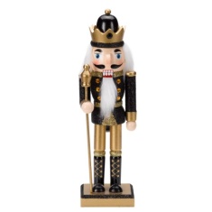 Smart Garden Christmas Nutcracker - Black & Gold