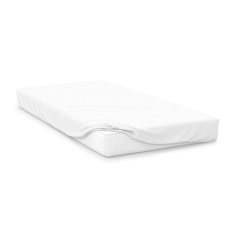 Belledorm Jersey 25cm Fitted Sheet Bunk 75x200cm - White Belledorm Jersey 25cm Fitted Sheet Bunk 75x200cm - White