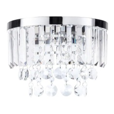 BHS Paladina Wall Light - Chrome/Clear BHS Paladina Wall Light - Chrome/Clear