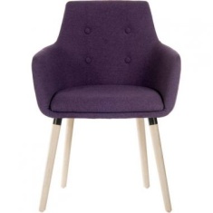 Monza Visitors Chair In Plum Monza Visitors Chair In Plum