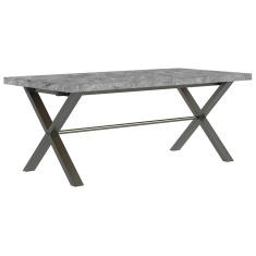 Brooklyn 190cm Dining Table - Stone Effect Brooklyn 190cm Dining Table - Stone Effect