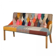 Jester Harlequin Patchwork Bench Jester Harlequin Patchwork Bench