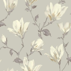 Arthouse Lily Floral Natural Wallpaper Arthouse Lily Floral Natural Wallpaper
