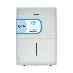Igenix IG9830 30L Per Day Dehumidifier - White Igenix IG9830 30L Per Day Dehumidifier - White
