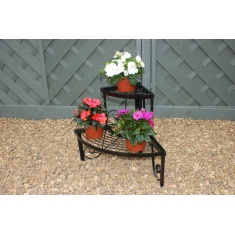 Poppy Forge Two Tier Corner Stand Poppy Forge Two Tier Corner Stand