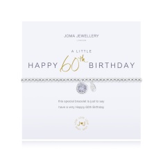 Joma Jewellery A Little 'Happy 60th Birthday' Bracelet Joma Jewellery A Little 'Happy 60th Birthday' Bracelet