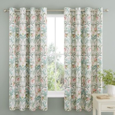 Catherine Lansfield Clarence Floral Curtains 66 x 72 Catherine Lansfield Clarence Floral Curtains 66 x 72