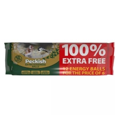 Peckish Extra Goodness Wild Bird Energy Balls - 6+6 Extra Free Peckish Extra Goodness Wild Bird Energy Balls - 6+6 Extra Free