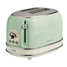 Ariete AR5514 Vintage 2 Slice Toaster - Green Ariete AR5514 Vintage 2 Slice Toaster - Green