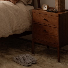 Ercol Salina 2 Drawer Bedside Cabinet Ercol Salina 2 Drawer Bedside Cabinet