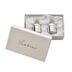 Silver Plated Tooth & Curl Box Set Blue