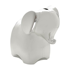 Bambino Silver Plated Elephant Money Box Bambino Silver Plated Elephant Money Box
