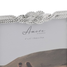 Amore Silver-Plated Infinity 3D Knot Frame - 4 X 6 Amore Silver-Plated Infinity 3D Knot Frame - 4 X 6