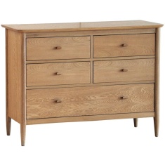 Ercol Teramo 5 Drawer Wide Chest Ercol Teramo 5 Drawer Wide Chest