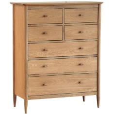 Ercol Teramo 7 Drawer Tall Wide Chest Ercol Teramo 7 Drawer Tall Wide Chest
