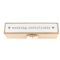 Love Story Wooden Wedding Certificate Box Love Story Wooden Wedding Certificate Box