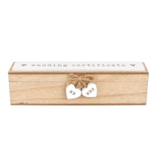 Love Story Wooden Wedding Certificate Box Love Story Wooden Wedding Certificate Box