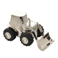 Bambino Silver Plated Digger Money Box Bambino Silver Plated Digger Money Box