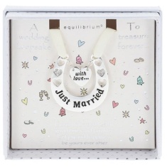 Equilibrium Wedding Horseshoe Heart Just Married Equilibrium Wedding Horseshoe Heart Just Married