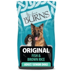 Burns Original Fish & Brown Rice Dry Dog Food - 12kg Burns Original Fish & Brown Rice Dry Dog Food - 12kg
