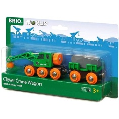 Brio World 33698 Clever Crane Wagon Brio World 33698 Clever Crane Wagon