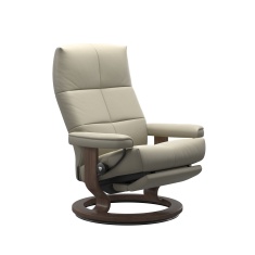 Stressless David Power Recliner Chair & Footstool Stressless David Power Recliner Chair & Footstool