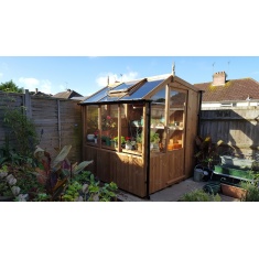 Gutter System for the Swallow Jay Potting Shed