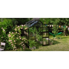 Halls Greenhouses 6ft 5" Wide Burford Greenhouse Halls Greenhouses 6ft 5" Wide Burford Greenhouse