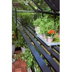 Halls Greenhouses Integral Staging for the Qube/Qube+ Models - Black Halls Greenhouses Integral Staging for the Qube/Qube+ Models - Black