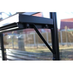 Halls Greenhouses Integral Shelving - Black Halls Greenhouses Integral Shelving - Black