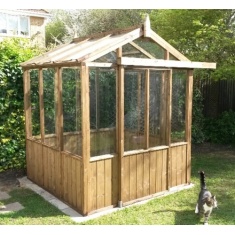 A1 Kelham 6ft Wide Greenhouse - Single Door A1 Kelham 6ft Wide Greenhouse - Single Door