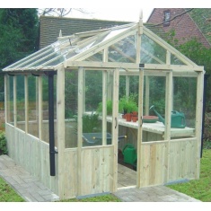 A1 Kelham 8ft Wide Greenhouse - Double Door A1 Kelham 8ft Wide Greenhouse - Double Door