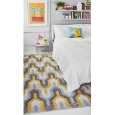 Asiatic Nova Rug - Geo Yellow