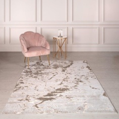 Asiatic Aurora AU16 Woven Rug - Strata Silver