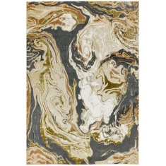 Asiatic Aurora AU08 Abstract Rug - Marble - Gold/Yellow Asiatic Aurora AU08 Abstract Rug - Marble - Gold/Yellow