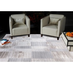 Asiatic Aurora AU14 Machine Woven Rug - Ripple Silver