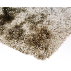 Asiatic Plush Luxury Shaggy Rug - Taupe - Brown