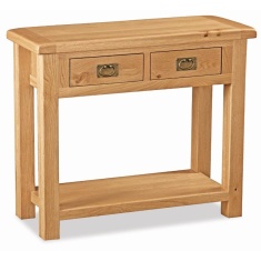 Ascot Rustic Oak Console Table Ascot Rustic Oak Console Table