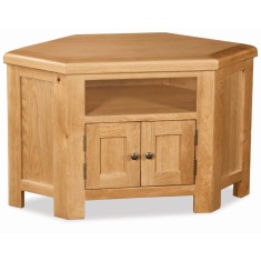 Ascot Rustic Oak Corner TV Unit Ascot Rustic Oak Corner TV Unit