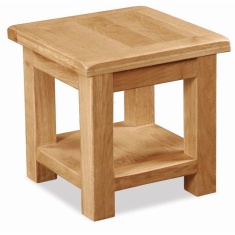 Ascot Rustic Oak Square Lamp Table Ascot Rustic Oak Square Lamp Table