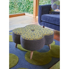 Orla Kiely Daisy Large Footstool Orla Kiely Daisy Large Footstool