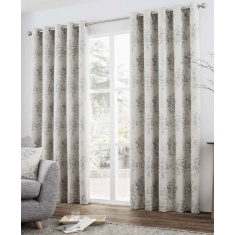 Curtina Elmwood Curtains - Silver Curtina Elmwood Curtains - Silver