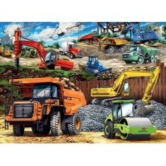 Construction Vehicles - 100 Pieces Children's Puzzle