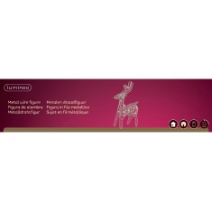 Lumineo Micro LED Reindeer Silver - 12cm