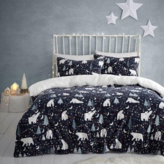 Fusion Starry Night Fleece Duvet Set - Blue Fusion Starry Night Fleece Duvet Set - Blue