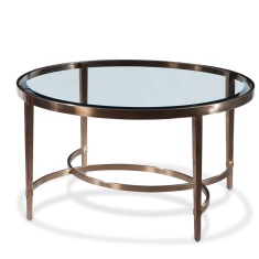 Ritz Round Glass Coffee Table Ritz Round Glass Coffee Table